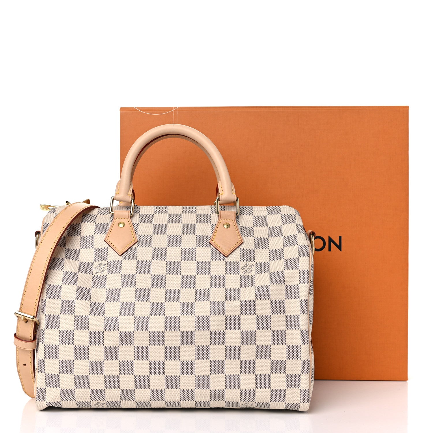 Louis Vuitton Damier Azur Speedy Bandouliere 30 10 of 10
