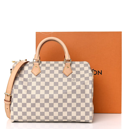Louis Vuitton Damier Azur Speedy Bandouliere 30 10 of 10