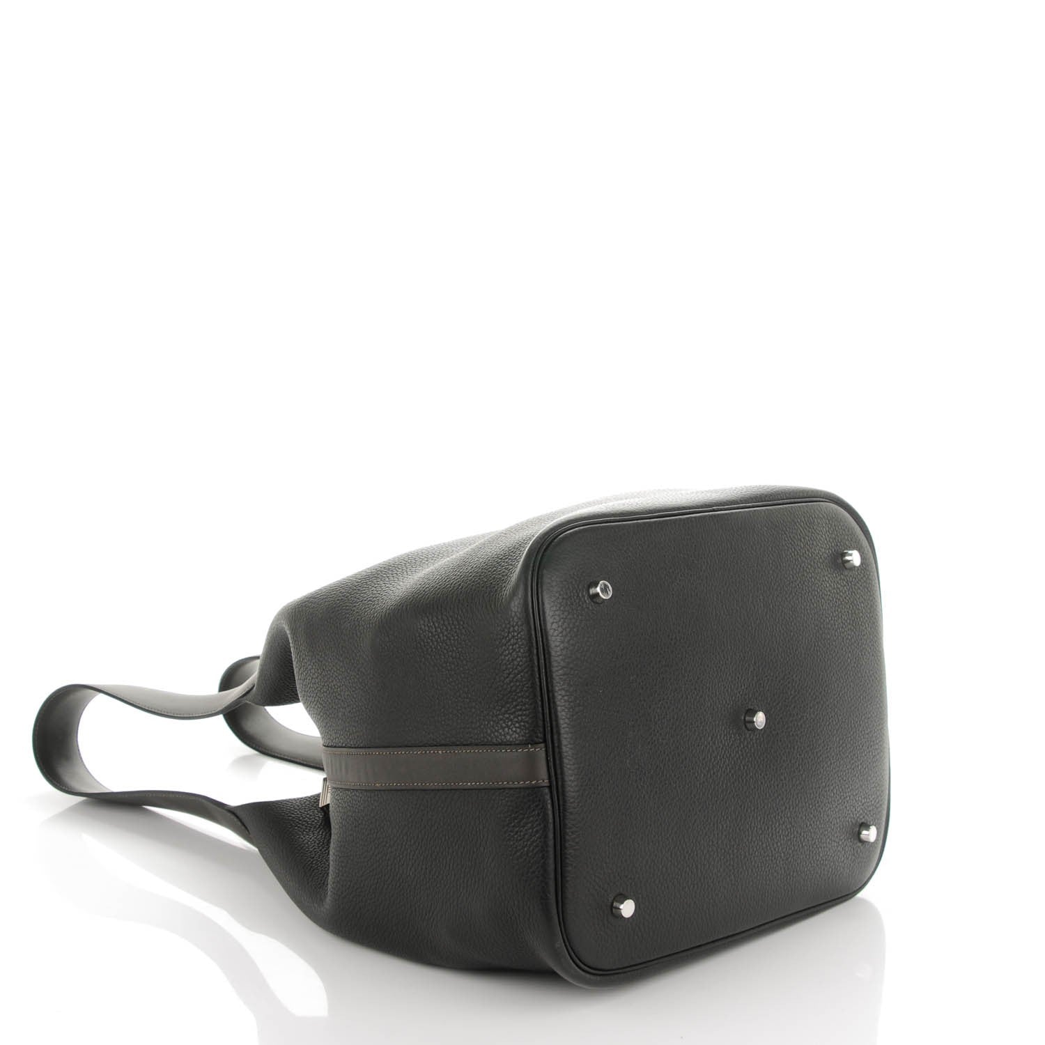 Hermes Taurillon Clemence Swift Biolor Picotin Lock TGM Plomb Graphite 4 of 10