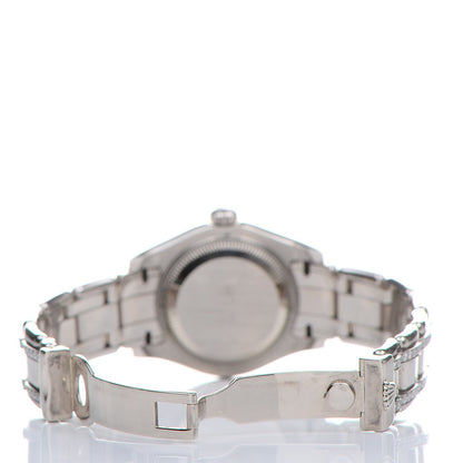 Rolex 18K White Gold Diamond Mother of Pearl 29mm Pearlmaster Datejust Watch 80299 5 of 8