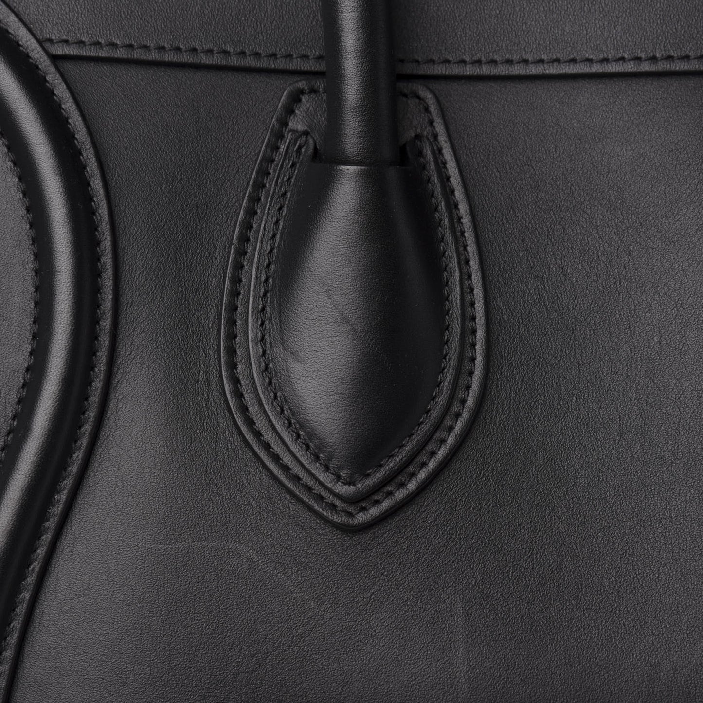 Smooth Calfskin Mini Luggage Black