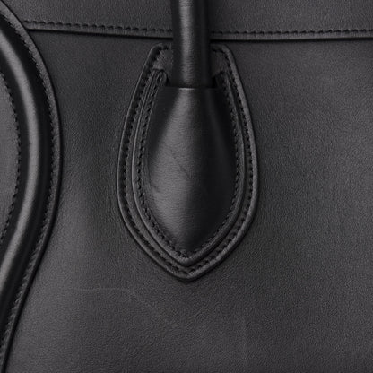 Celine Smooth Calfskin Mini Luggage Black 9 of 11