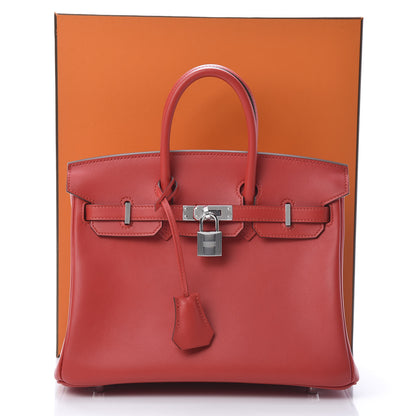 Hermes Swift Birkin 25 Rouge De Coeur 11 of 11