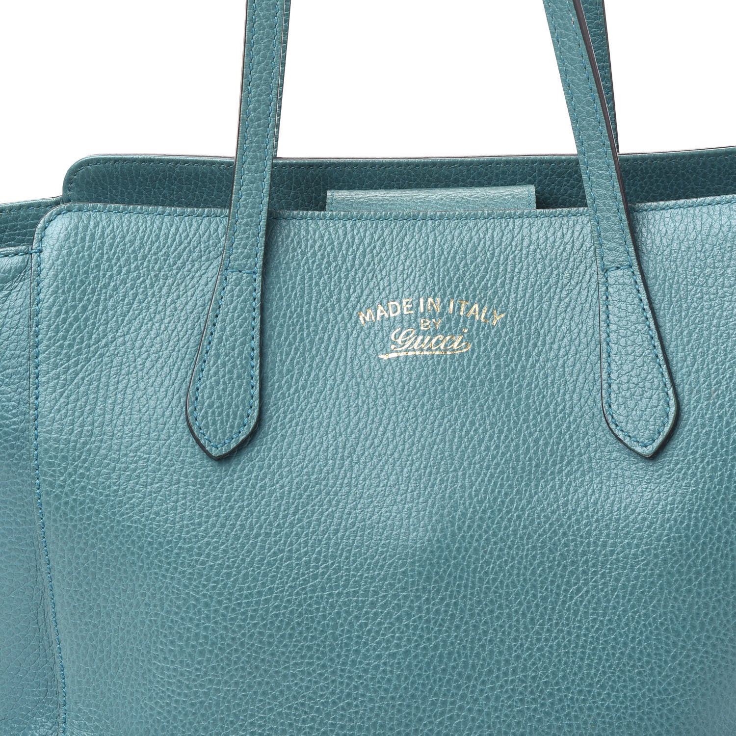 Gucci Dollar Calfskin Small Swing Tote Deep Cobalt 6 of 10