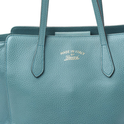 Gucci Dollar Calfskin Small Swing Tote Deep Cobalt 6 of 10