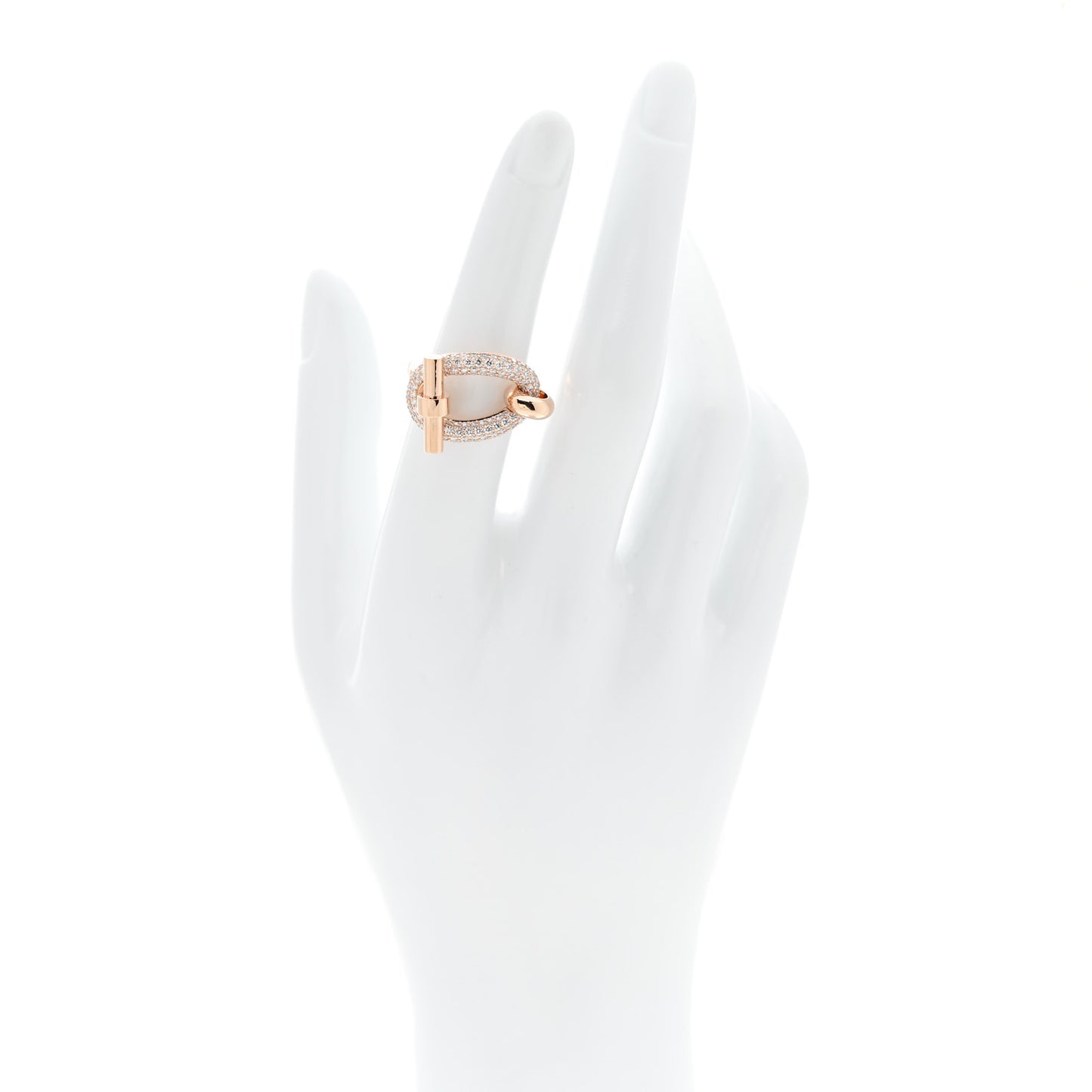 18K Rose Gold Diamond Adage Ring 51 5.75