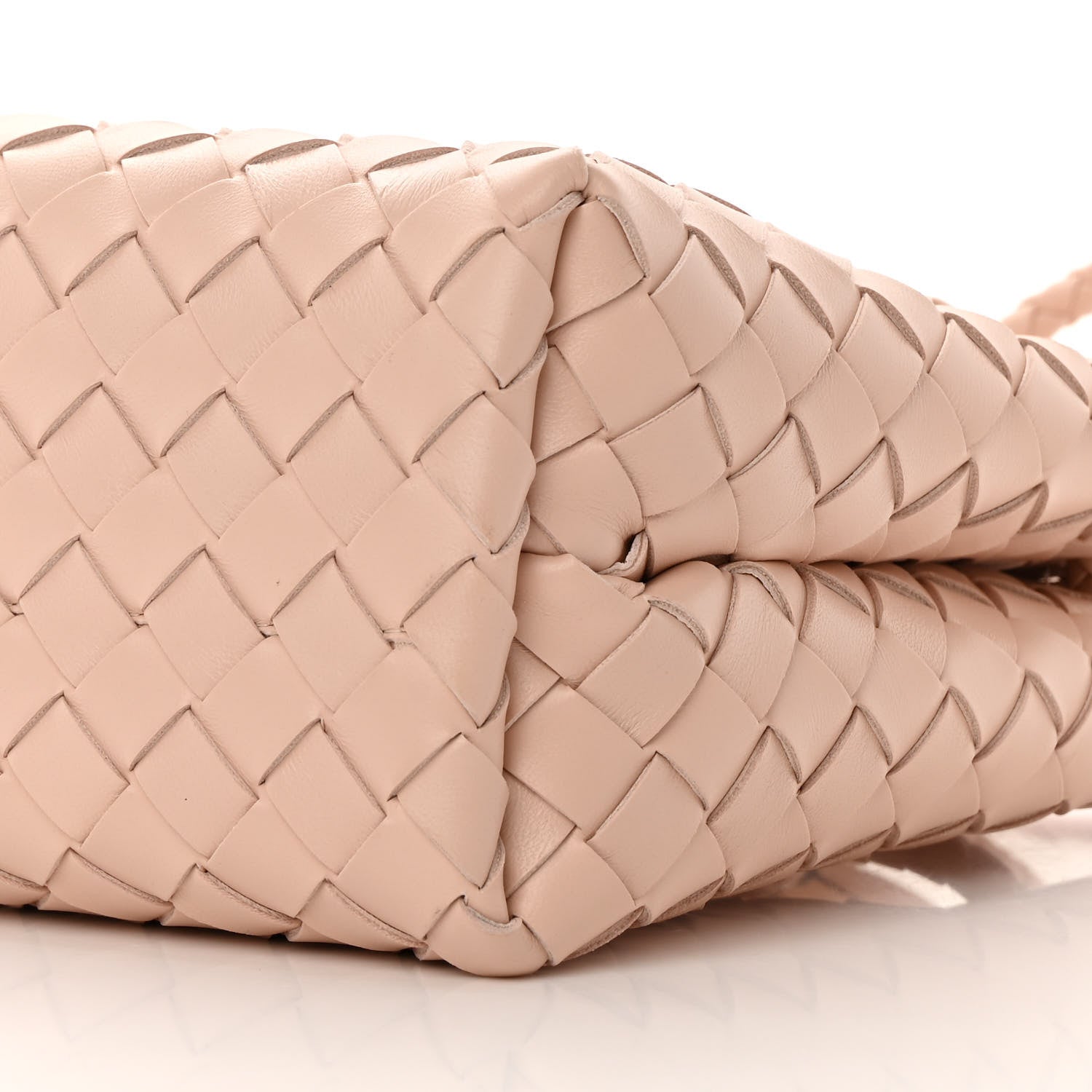 Bottega Veneta Nappa Intrecciato Small Andiamo Shoulder Bag Nude 9 of 11