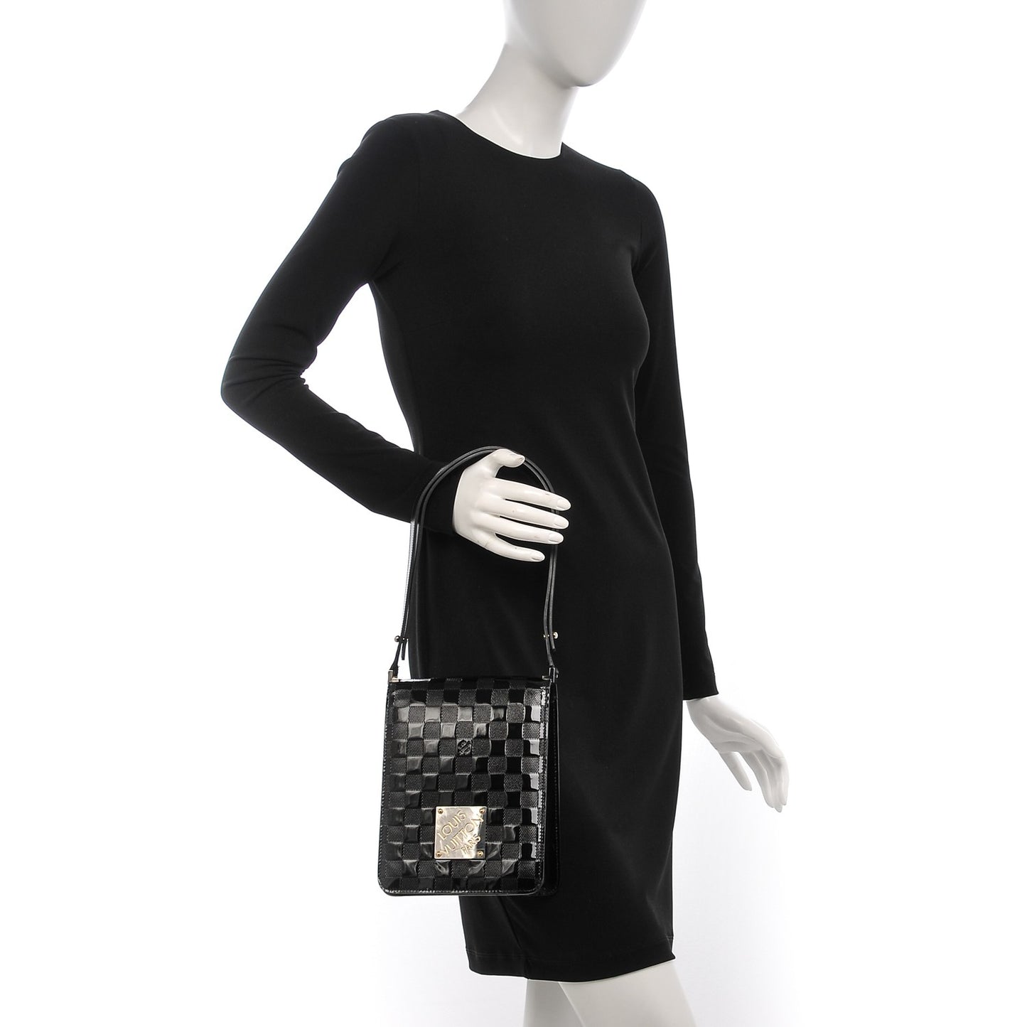 Damier Vernis Club Black