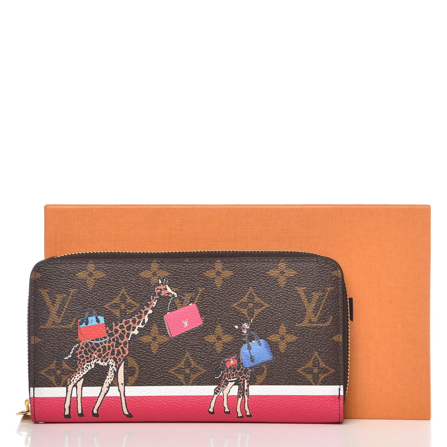 Monogram 2017 Christmas Animation Zippy Wallet