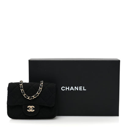 Chanel Jersey Quilted Belt Bag Black 11 of 11