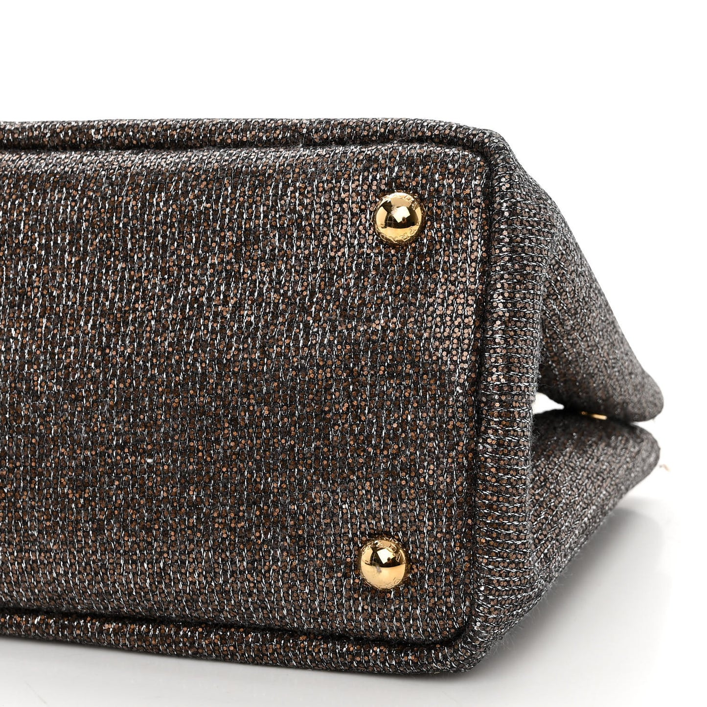 Broccato Chain Tote Caffé