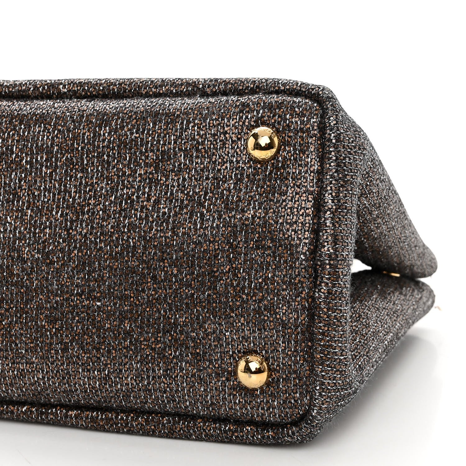 Prada Broccato Chain Tote Caffé 9 of 10