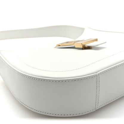 Versace Calfskin Small Greca Goddess Hobo White 8 of 9