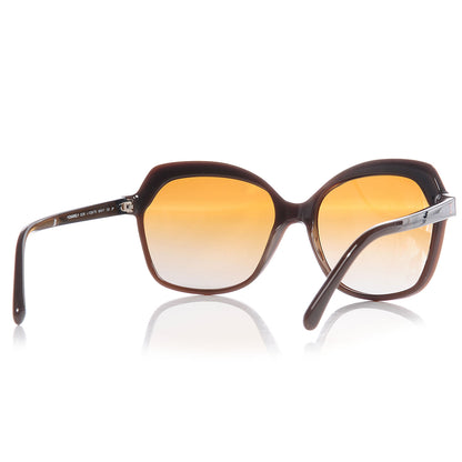Chanel Bi-Color CC Sunglasses 5228 Black Brown 2 of 6