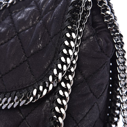 Stella McCartney Shaggy Deer Quilted Falabella Shoulder Bag Black 11 of 13