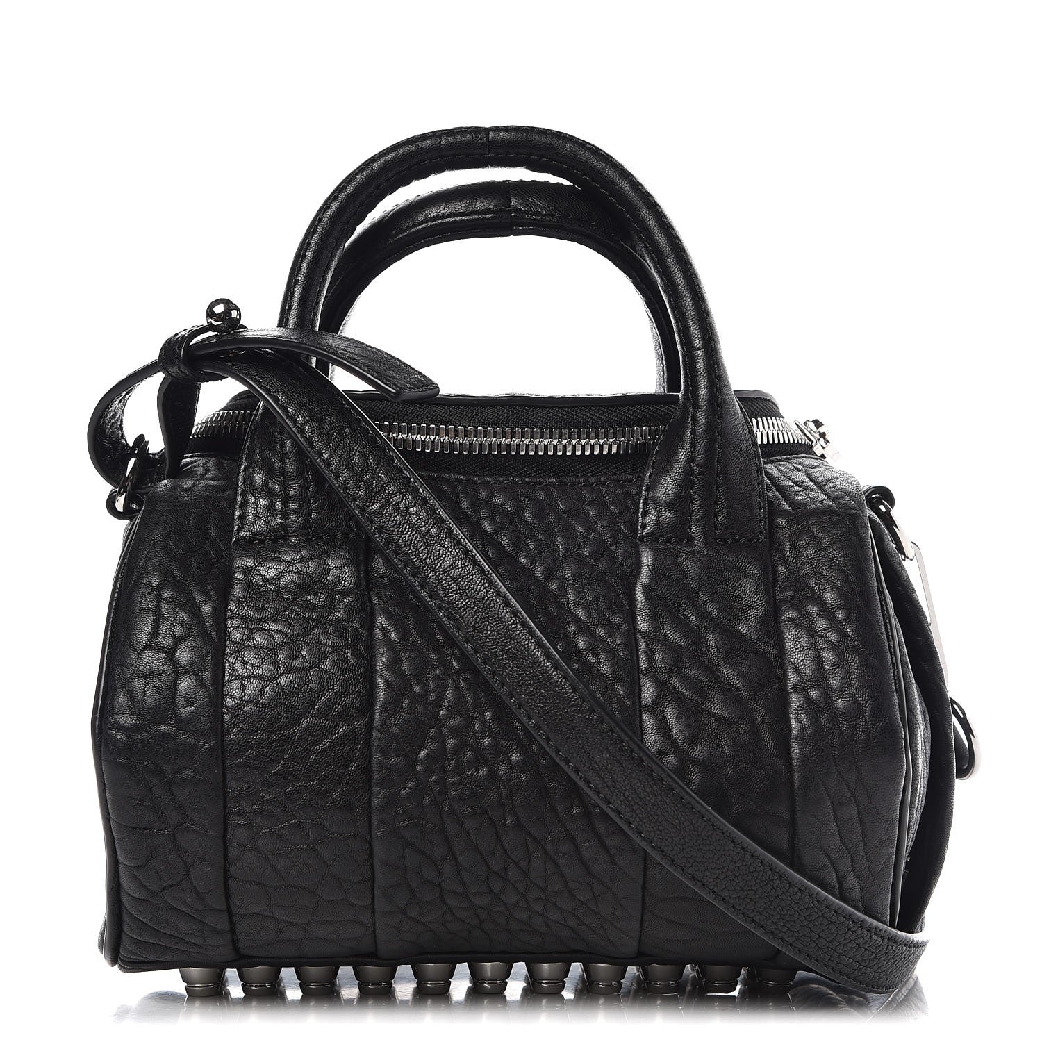 Alexander Wang Pebbled Lambskin Mini Rockie Black Rhodium Hardware 1 of 7
