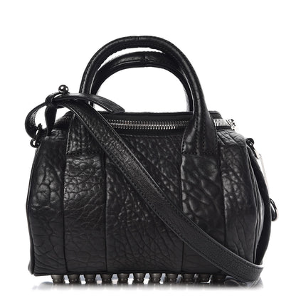 Alexander Wang Pebbled Lambskin Mini Rockie Black Rhodium Hardware 1 of 7