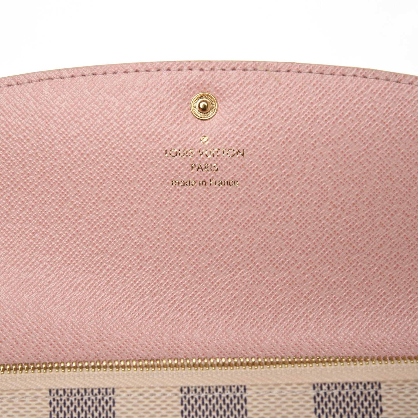 Damier Azur Emilie Wallet Rose Ballerine
