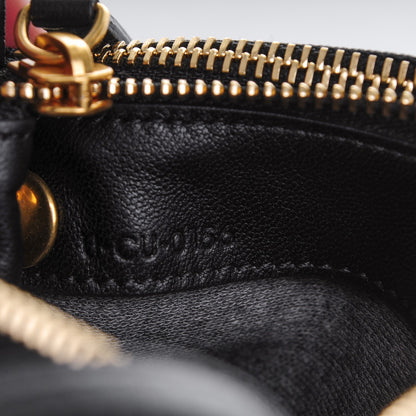 Celine Lambskin Small Trio Crossbody Bag Black 7 of 7