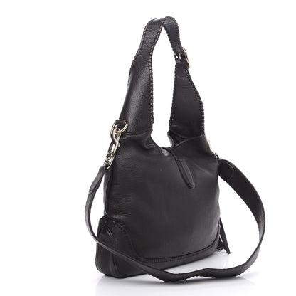 Gucci Calfskin Medium New Jackie Shoulder Bag Dark Brown 4 of 10