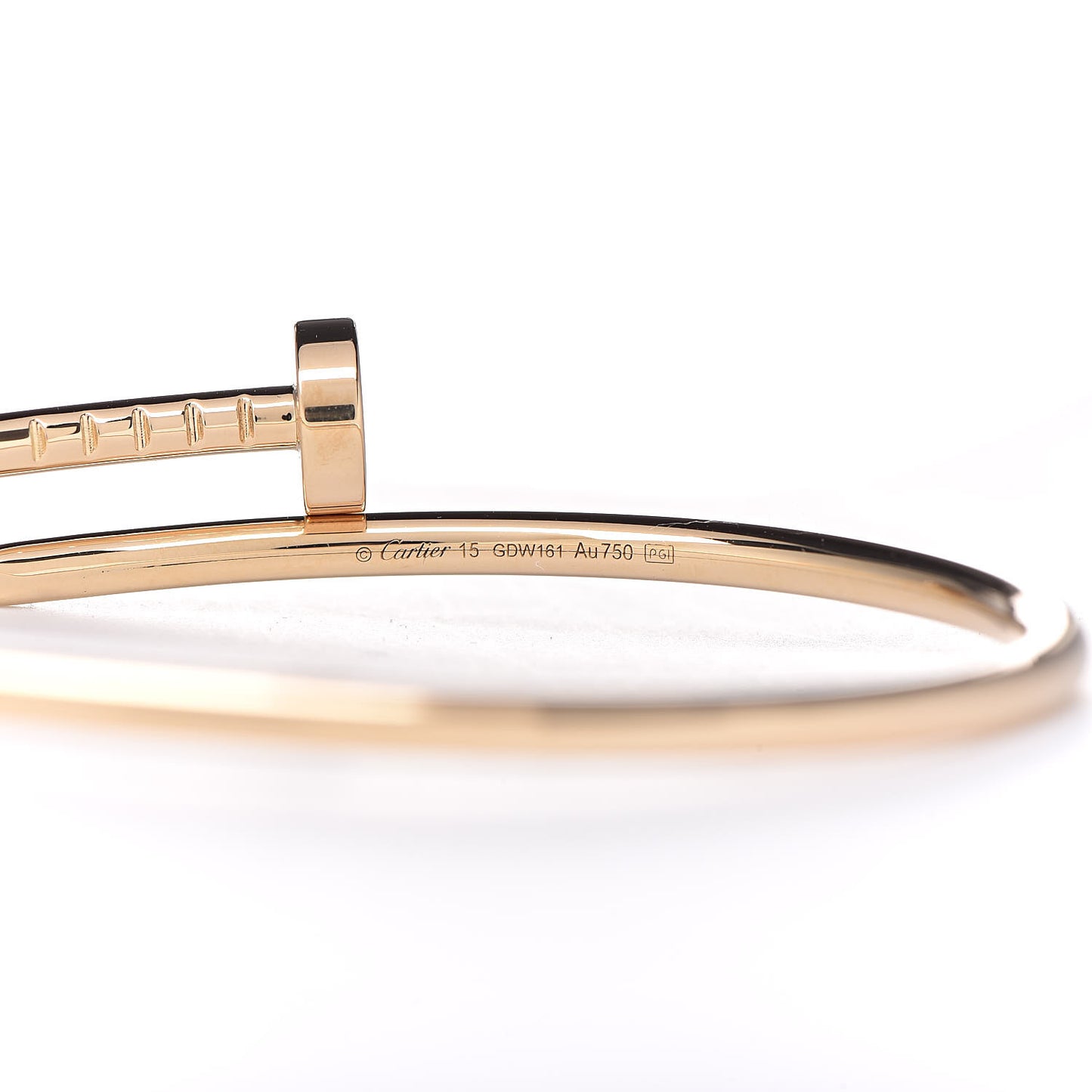 18K Yellow Gold Small Juste Un Clou Bracelet 15
