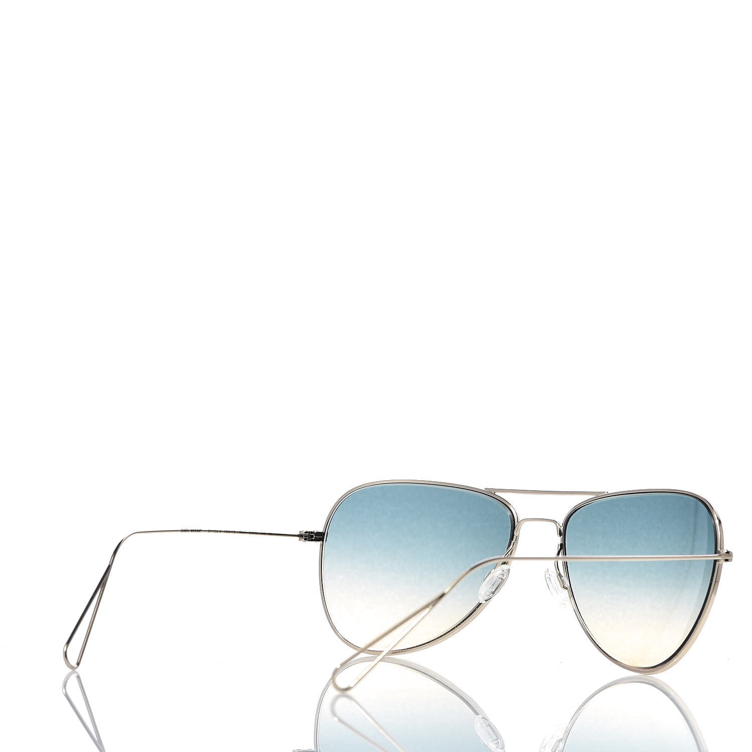 Oliver Peoples Matt Aviator Sunglasses OV 1156 Gold 4 of 8