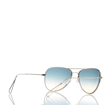 Oliver Peoples Matt Aviator Sunglasses OV 1156 Gold 4 of 8