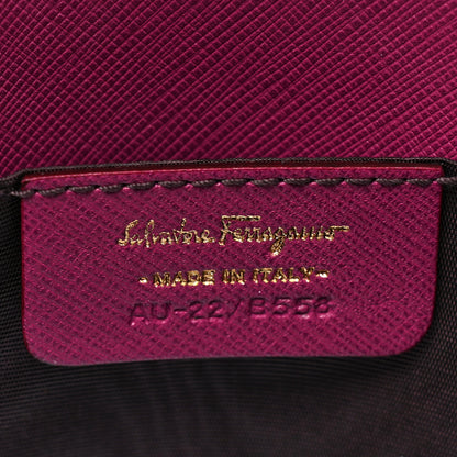Salvatore Ferragamo Calfskin Mini Miss Vara Bow Chain Bag Sangria 6 of 11