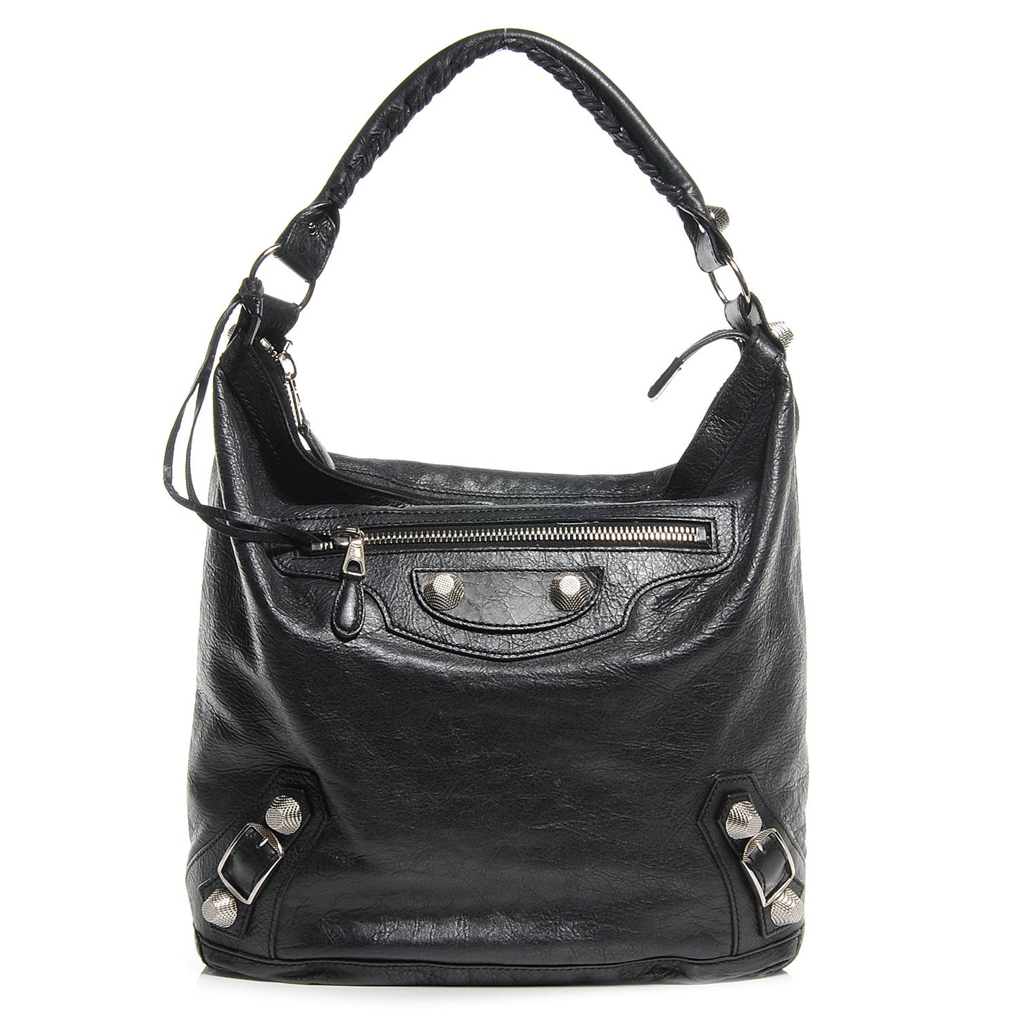 Agneau Giant 21 Silver Hardware Day Hobo Anthracite