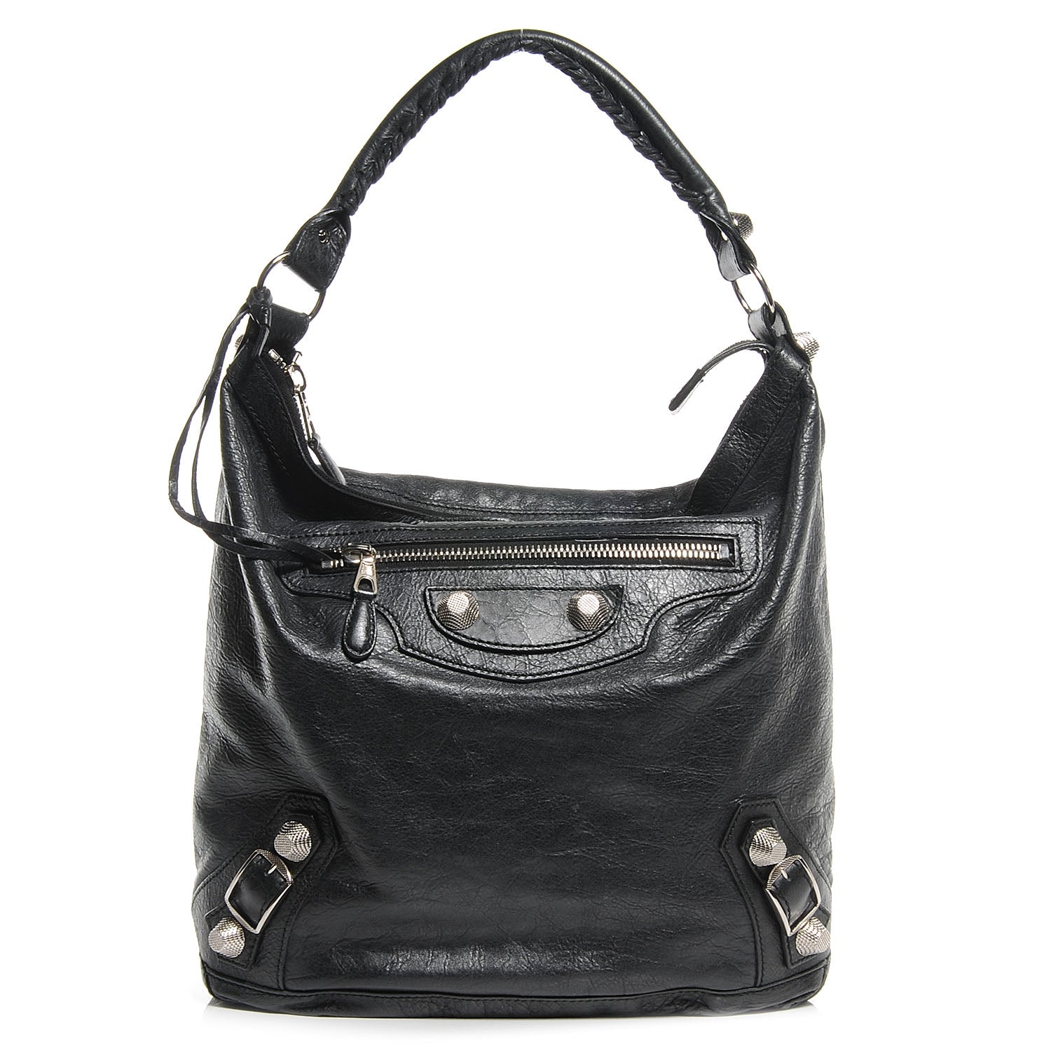 Balenciaga Agneau Giant 21 Silver Hardware Day Hobo Anthracite 1 of 8