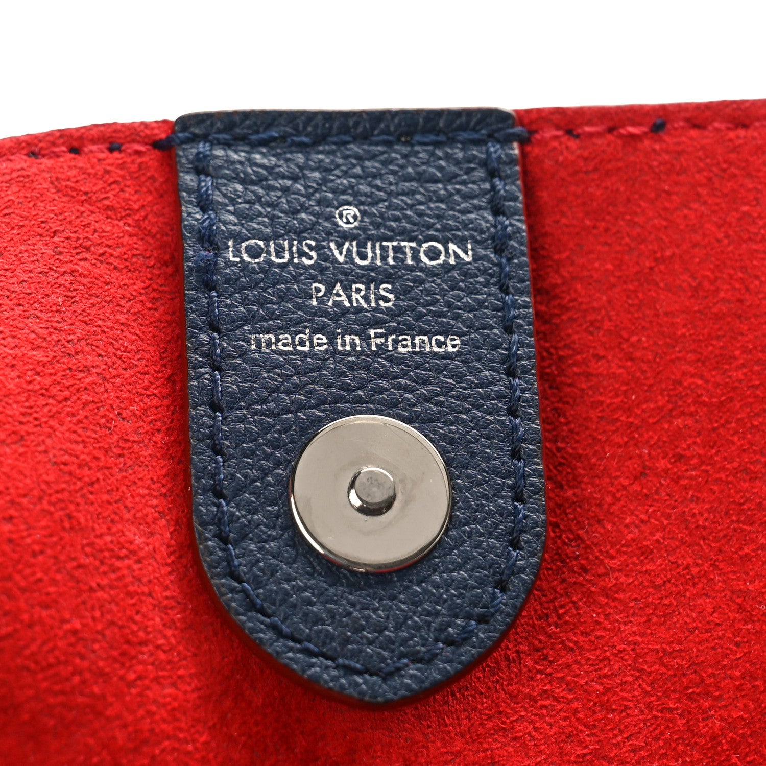 Louis Vuitton Calfskin Lockmeto Marine Rouge 6 of 10