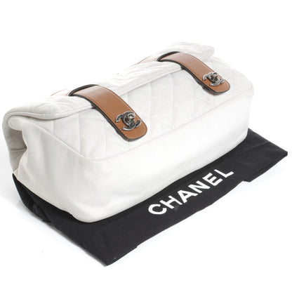 Chanel Iridescent Calfskin In The Mix Messenger Bag White 4 of 7