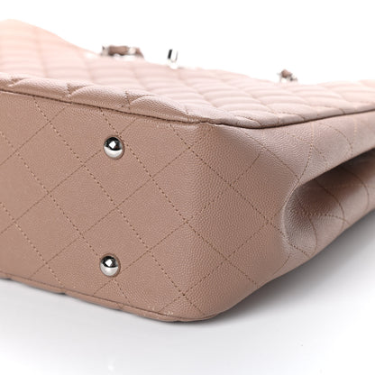 Chanel Caviar Quilted Large Shopping Tote Dark Beige 10 of 10