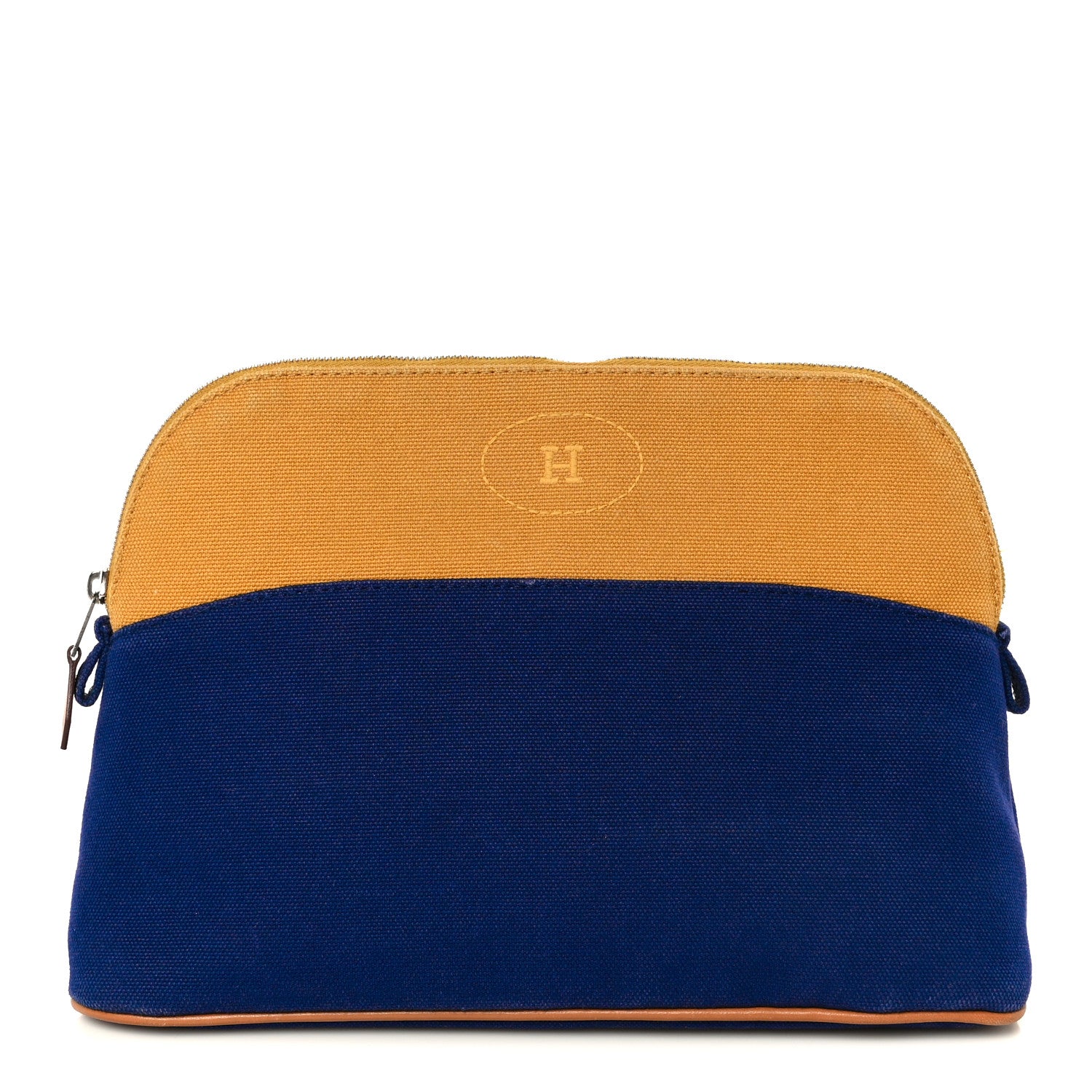 Hermes Toile Trousse De Voyage Cosmetic Case 1 of 8