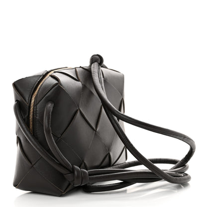 Bottega Veneta Lambskin Maxi Intrecciato Small Cassette Camera Bag Fondant 3 of 9