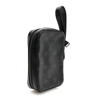 Louis Vuitton Monogram Eclipse Box Clutch 3 of 6