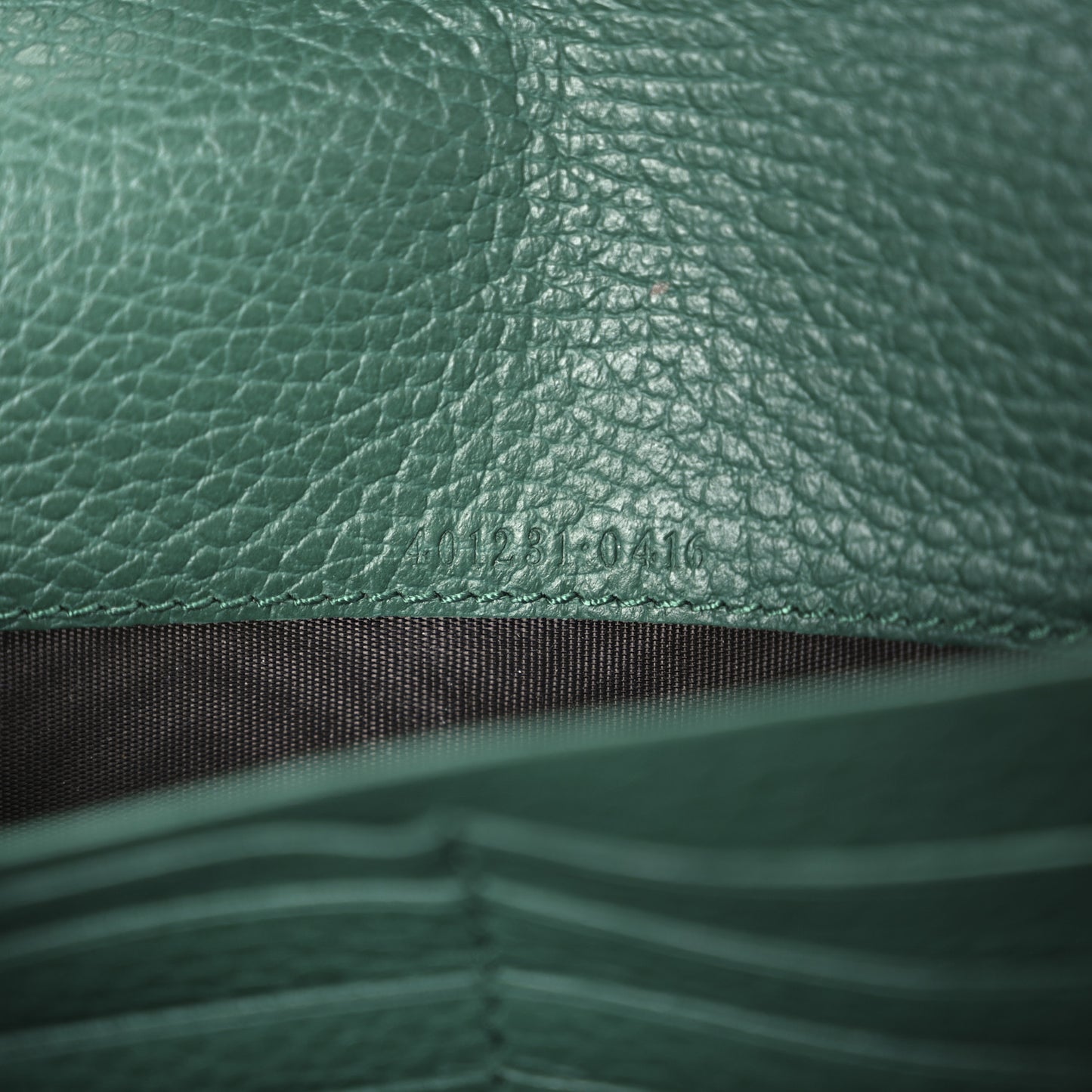 Calfskin Mini Dionysus Chain Wallet Emerald