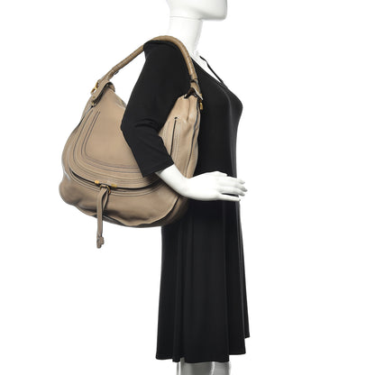Chloe Calfskin Large Marcie Hobo Motty Grey 2 of 9