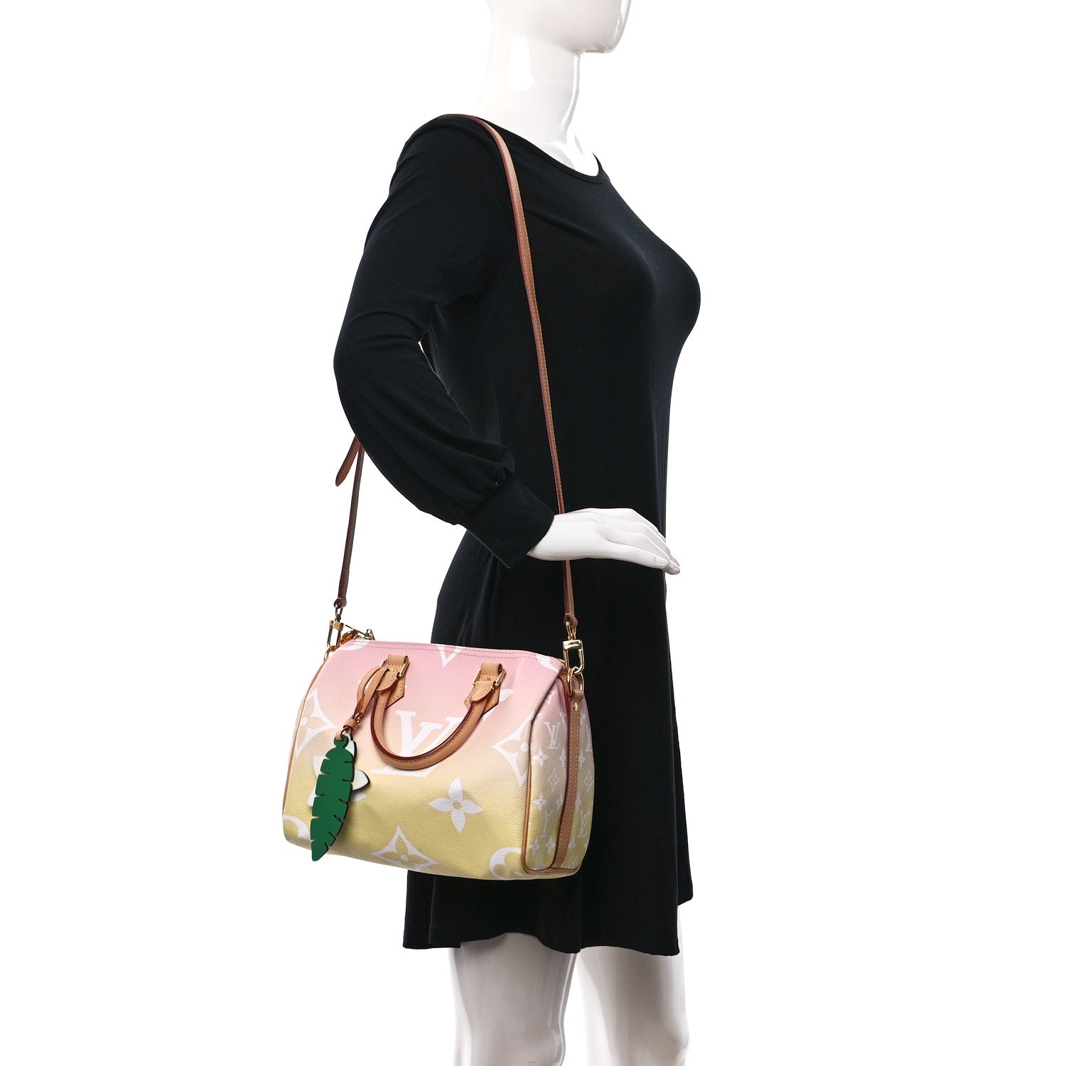 Louis Vuitton Monogram Giant By The Pool Speedy Bandouliere 25 Light Pink 2 of 15