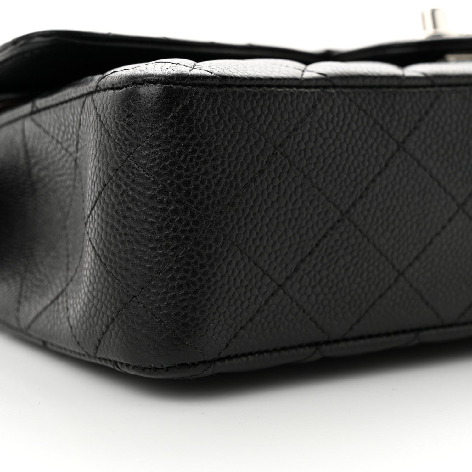 Chanel Caviar Quilted Medium Double Flap Black 9 of 11