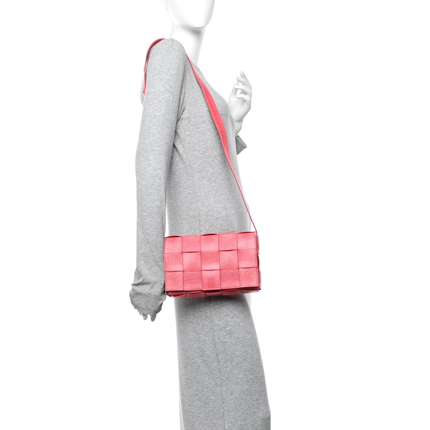 Rubber Maxi Intrecciato Cassette Crossbody Bag Firework