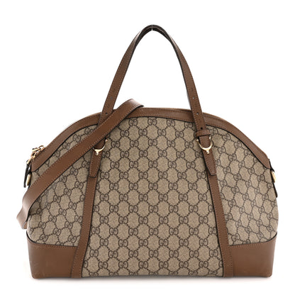 Gucci GG Supreme Monogram Medium Nice Top Handle Dome Bag Brown 1 of 13