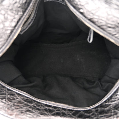 Balenciaga Metallic Agneau Arena Neo Cagole City Silver 5 of 11