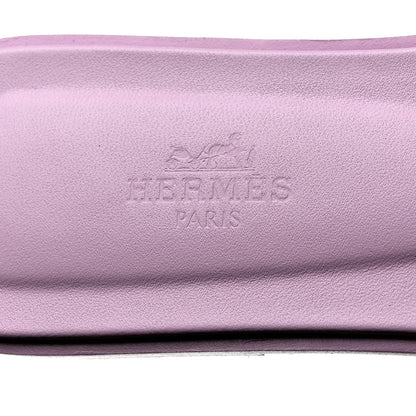 Hermes Epsom Oran Sandals 37 Violet Amethyste 7 of 9