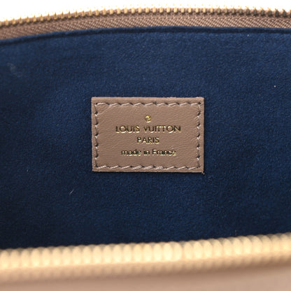 Louis Vuitton Lambskin Embossed Monogram Coussin MM Taupe 8 of 11