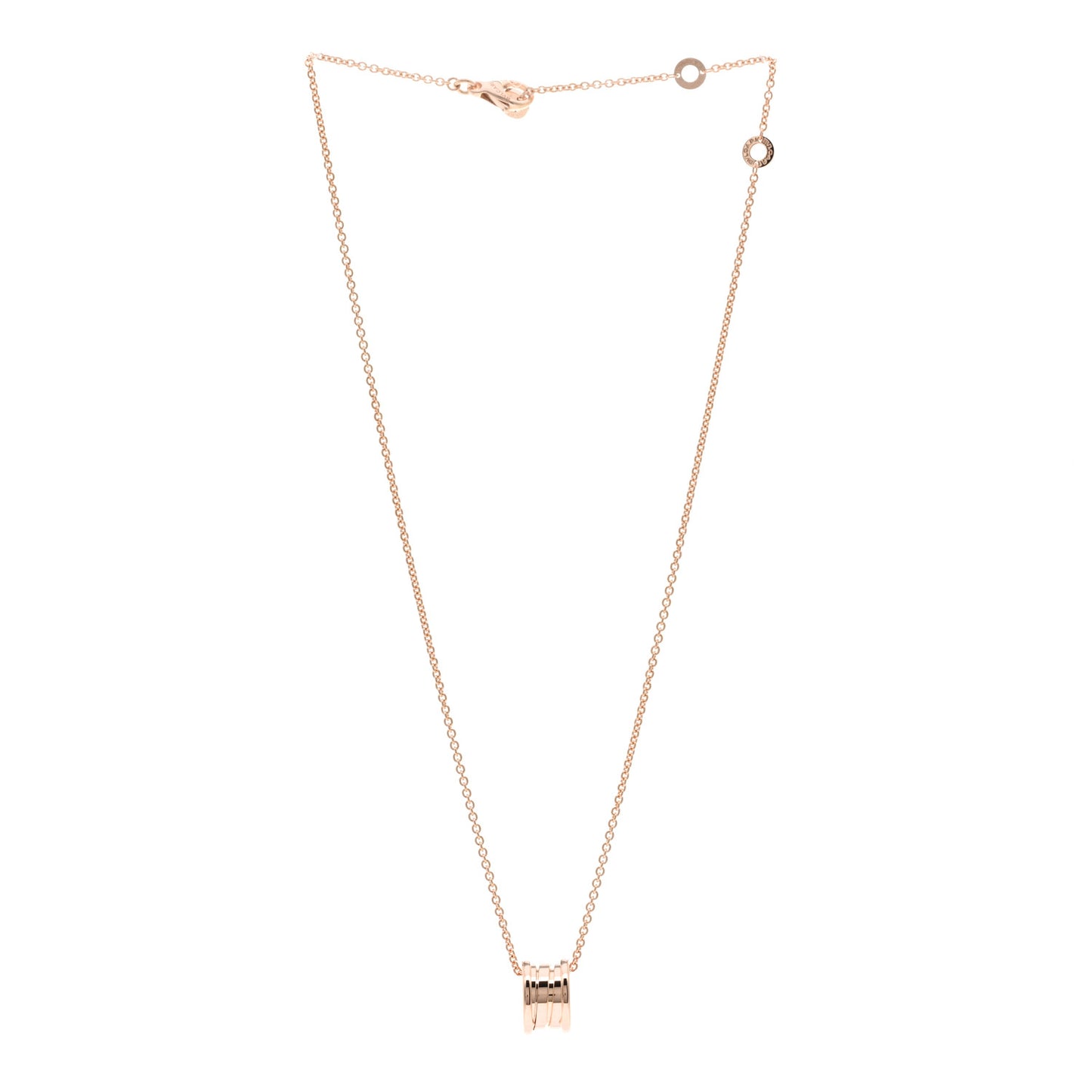 18K Rose Gold B.Zero1 Pendant Necklace