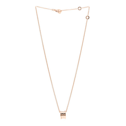 Bulgari 18K Rose Gold B.Zero1 Pendant Necklace 3 of 6