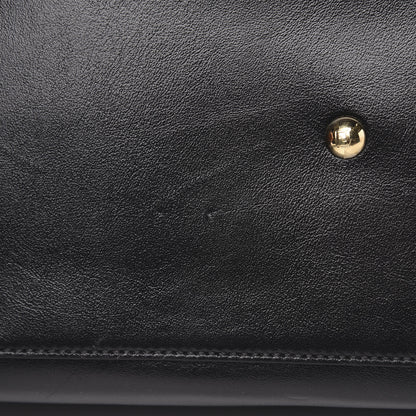 Fendi Vitello Glacier Medium FF Tote Black 9 of 11
