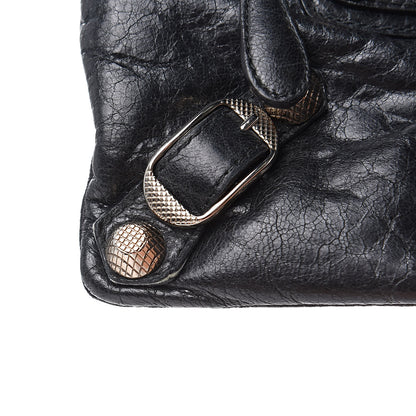 Balenciaga Agneau Giant 12 Silver Hardware M Porte-Monnaie Coin Purse Black 9 of 11