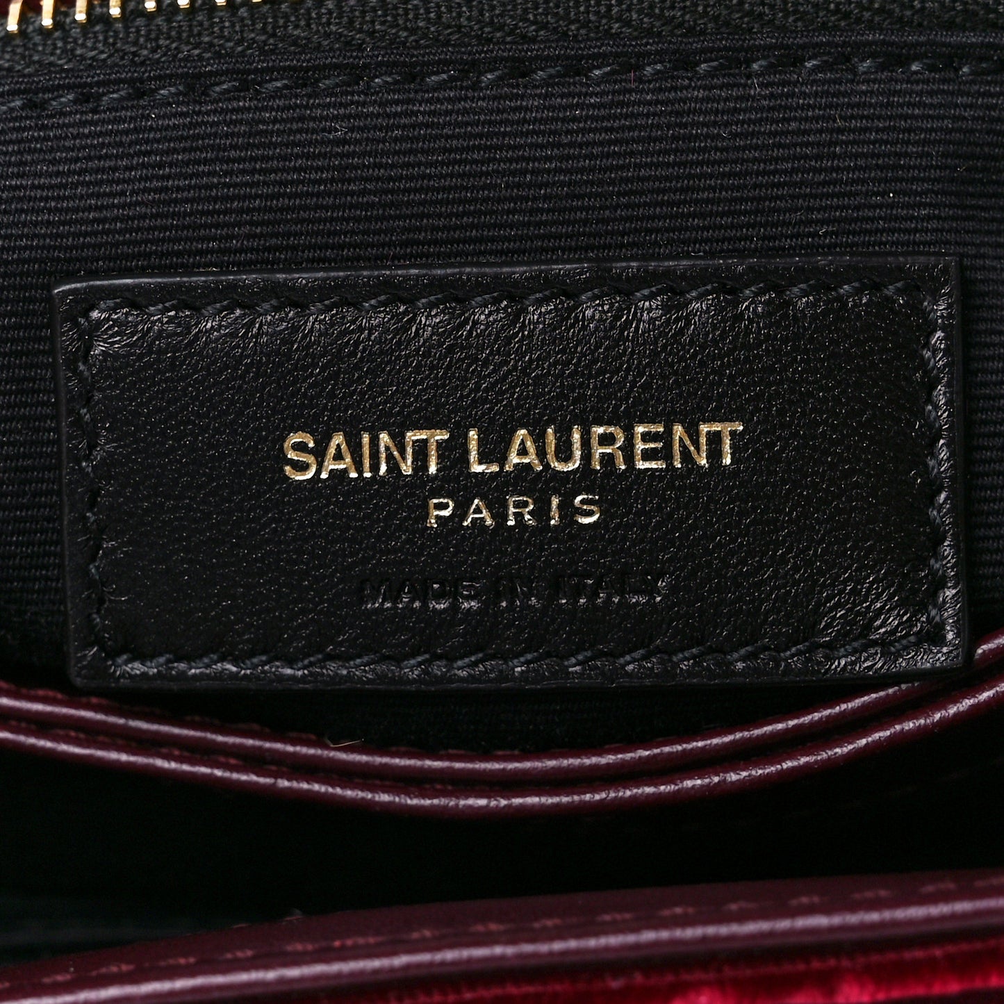 Velvet Y Quilted Monogram Toy Loulou Crossbody Bag French Burgundy